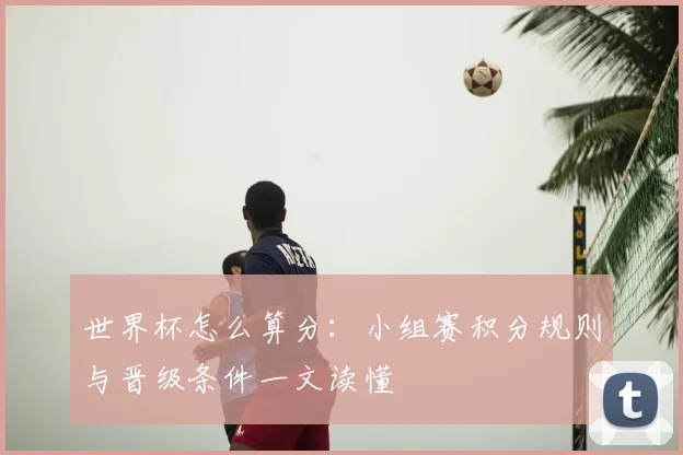 世界杯怎么算分：小组赛积分规则与晋级条件一文读懂